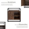 tectake Sideboard Kommode (Kommode, Montagematerial, Montageanleitung), Industrial Style Bild 4