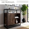 tectake Sideboard Kommode (Kommode, Montagematerial, Montageanleitung), Industrial Style Bild 5