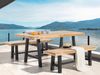 Gartentisch Holz Schwarz SCANIA Bild 2