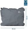 Kopfkissen yourGEAR Reise-Kissen Set - 2x Relax Kopfkissen 40x30cm, weiche Füllung, 8-12 cm variable Höhe komprimierbar aufblasbar Bild 2