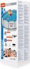 Bestway Steel Pro MAX Frame Pool Komplett-Set mit Filterpumpe Ø 366x122 cm, lichtgrau, rund, Grau Bild 3