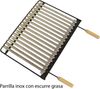 Imex El Zorro 71407, Grill mit Rost, Edelstahl 60 x 43 x 33 cm, schwarz Bild 3