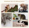 PawHut Katzen-Kletterwand für Wandmontage, Katzenstufen, Kratzbaum, Beige, 5-teiliges Katzentreppe mit 2 Kratzstämmen Bild 5