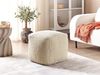 Pouf JOARA Beige Baumwolle 45 cm 45 cm Bild 2