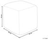 Pouf JOARA Beige Baumwolle 45 cm 45 cm Bild 3