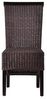 MiaMöbel Rattanstuhl 'Larissa' braun Massivholz, Rattan Mahagoni Modern Bild 3