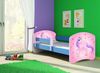 ACMA Kinderbett Jugendbett mit Einer Schublade und Matratze Blau mit Rausfallschutz Lattenrost II 140x70 160x80 180x80 (17 Pony, 180x80) Bild 2