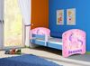 ACMA Kinderbett Jugendbett mit Einer Schublade und Matratze Blau mit Rausfallschutz Lattenrost II 140x70 160x80 180x80 (17 Pony, 180x80) Bild 3