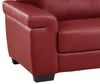 Vente-unique - Ledersofa 2-Sitzer - Rot - HAZEL Bild 4