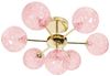 Deckenlampe ANADYR Glas Rosa Bild 5