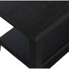 DRW Eingangstisch aus Metall und MDF, Schwarz, 100 x 30 x 75 cm Bild 5