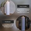 LED-Kerze Flamme Rak  Stimmungsvolles Licht für drinnen & draußen Bild 3