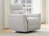 Vente-unique - BREVIO Sessel Stoff Grau - B 91 cm x H 101 cm x L 90 cm Bild 4