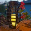 Idena LED Solarleuchte Idena 31243 - LED Laterne mit LED Kerze in Warmweiß, Gartenlaterne Bild 5