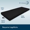 Beautissu Campix Klappmatratze 60x190 cm schwarz Bild 2