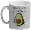speecheese Tasse Niedliche Avocado Glitzer Kaffeebecher mit Spruch Avocados machen Bild 2