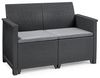 Keter Lounge-Sitzgruppe Emma 4-Sitzer mit Sitzkissen Gartengarnitur Bild 2