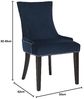 SAFAVIEH Set of 2 Wooden Dining Chairs, in Navy Bild 3