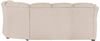 Cavadore Ecksofa Bansa mit Federkern / Polstercouch im klassischen Design / inkl. Bettfunktion / 265 x 94 x 215 / Mikrofaser Creme Bild 4