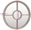 vidaXL Gartenspiegel Sand 60x4 cm Eisen Rund 318359 Bild 3