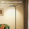 HOMCOM Stehlampe mit magnetischer Fernbedienung, Dimmfunktion, LED fest integriert, für Wohnzimmer, Schlafzimmer, Schwarz Bild 4