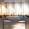HOMCOM Stehlampe mit magnetischer Fernbedienung, Dimmfunktion, LED fest integriert, für Wohnzimmer, Schlafzimmer, Schwarz Bild 3