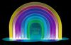 moses. Buntes Regenbogenlicht, bunte LED Lampe für Kinder mit Farbwechsel & Musiksteuerung, USB-C & Batteriebetrieb, Stimmungslicht & Kinderzimmer-Deko, Leuchte mit Geräuschsensor Bild 3