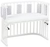 Babybay 'Ultrafresh Piqué' Bettnestchen für Babybay Original grau/weiß, Sterne Bild 5