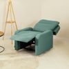 Nalui – Sessel Wohnzimmer, Fernsehsessel (77 x 87 x 98 cm) mit Verstellbarer Beinablage, Manueller Drucköffnung und Verstärkter Struktur. Relaxsessel mit Liegefunktion 160° | Grün Bild 5