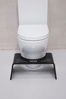ZEUS® Thron Toilettenhocker - für Erwachsene schöner medizinische WC Fußhocker - eleganter Tritthocker zur Verbesserung der Darmgesundheit (Premium Black) Bild 5