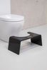 ZEUS® Thron Toilettenhocker - für Erwachsene schöner medizinische WC Fußhocker - eleganter Tritthocker zur Verbesserung der Darmgesundheit (Premium Black) Bild 4
