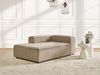 Beliani 'ARDAL' Rechtsseitige Chaiselounge, Cord taupe, 119 x 180 x 68 cm Bild 2