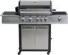 Primaster 'California 411 M' Gasgrill, 4-Brenner, Seitenbrenner, BBQ, Edelstahl, 147 x 57 x 120 cm