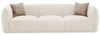Vente-unique - Sofa 3-Sitzer - Chenille-Stoff - Beige - JUNETI Bild 3