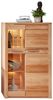 Lomadox Vitrine NEWTON-36 Front Kernbuche massiv, LED-Beleuchtung, B/H/T ca. 85/137/40 cm Bild 5