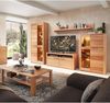 Lomadox Vitrine NEWTON-36 Front Kernbuche massiv, LED-Beleuchtung, B/H/T ca. 85/137/40 cm Bild 2