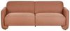 Sofa 3-Sitzer SALAND Stoff Goldbraun Bild 1