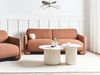 Sofa 3-Sitzer SALAND Stoff Goldbraun Bild 2