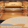 4smile Backrahmen rechteckig verstellbar – Edelstahl Backform rechteckig - Formstabile Kuchenform eckig zum Backen und für die Torten-Zubereitung Bild 4