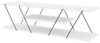 Dmora - Fernsehschrank Lysithea, Ständer für Wohnzimmerfernseher, Niedriges Wohnzimmer-Sideboard, TV-Ständerbasis, 120x30h33 cm, Weiß und Schwarz Bild 5