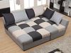 Vente-unique - Ecksofa mit Schlaffunktion - Stoff - Grau - Ecke Rechts - ROMANE Bild 3