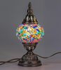 formano Tischleuchte Marokko Mosaik Tischlampe orientalisch 28cm Lampe Metall & buntem Glas, Ohne Leuchtmittel Bild 4