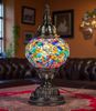 formano Tischleuchte Marokko Mosaik Tischlampe orientalisch 28cm Lampe Metall & buntem Glas, Ohne Leuchtmittel Bild 2