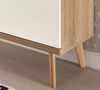 Wohnwand Helge in weiß und Eiche Riviera 4-teilig 337 x 197 cm Bild 2