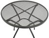 DEGAMO Gartentisch CLASSIC, 70cm rund, Stahl + Streckmetall anthrazit Bild 3