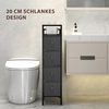 HOMCOM Kommode (Sideboard, 1 St, Stoffkommode), 20 cm schmales Design Bild 4