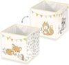 Herding Aufbewahrungsbox Storage-Box für Baby Kind Waldfreunde 30x30x30 cm Bild 2