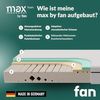 Komfortschaummatratze max foam by fan, 5 Zonen Matratze 90x200 cm, 140x200 & weitere Größen, fan, 18 cm hoch, Matratze, 90x200 cm von Stiftung Warentest "GUT (1,6)" getestet Bild 3