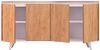 WELL HOME MOBILIARIO & DECORACIÓN Möbel aus weißer Eiche mit 100% Melaminbeschichteter Spanplatte, 140 x 86 x 40 Bild 1