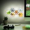 Paladone Hexagon LED-Leuchten, Minecraft - Frei stehend oder zur Wandmontage, anpassbare Minecraft-Block-Dekoration für jedes Zimmer mit Fernbedienung Bild 2